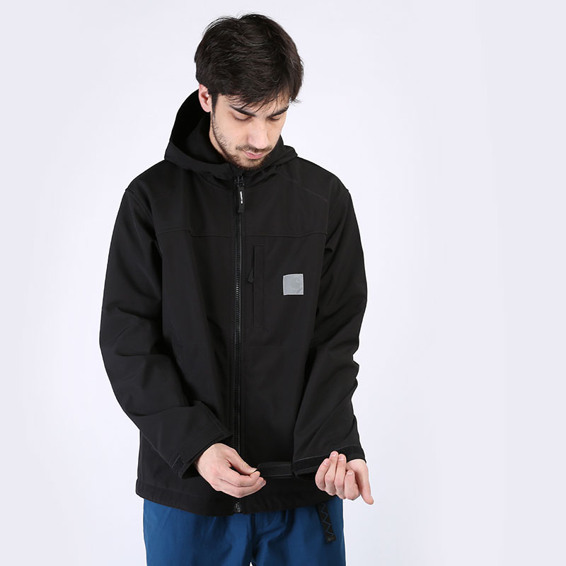 Мужская куртка Carhartt WIP Softshell Jacket (I026728-black)  - цена, описание, фото 1